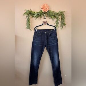 Armani Exchange Dark blue wash Straight Jeans with some stretch